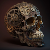 HughN_a_hyperreal_highly_detailed_human_skull_made_out_of_clock_aceccec9-feaf-4b19-9988-33e70aed2662.png